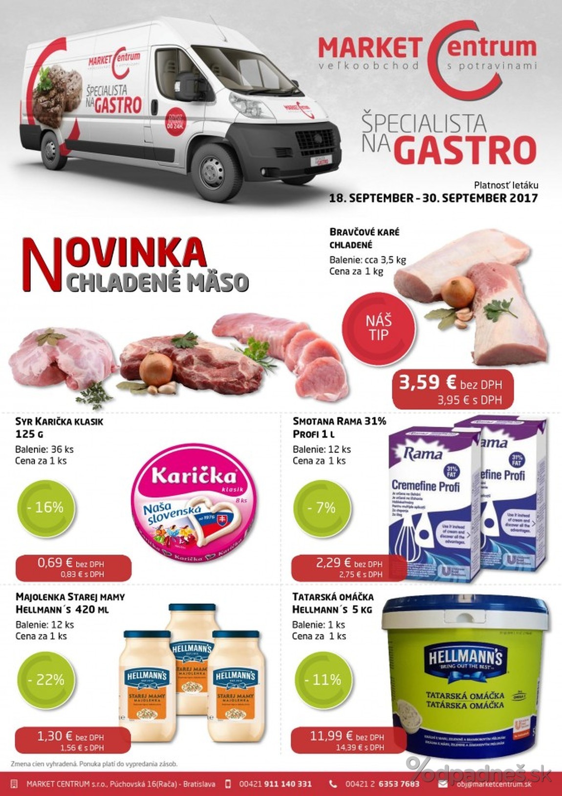 1. stránka MARKET Centrum letáku