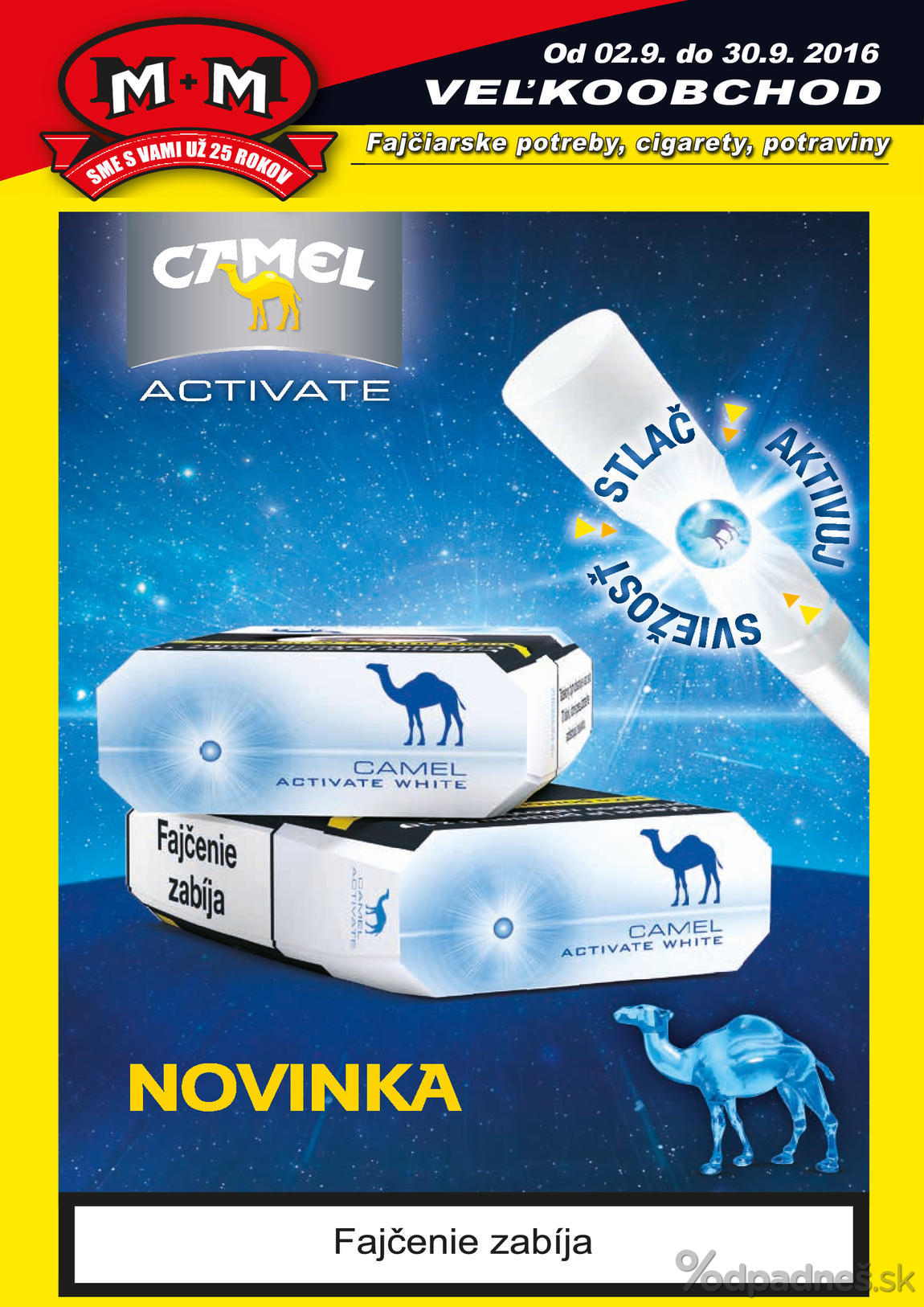 1. stránka M + M letáku