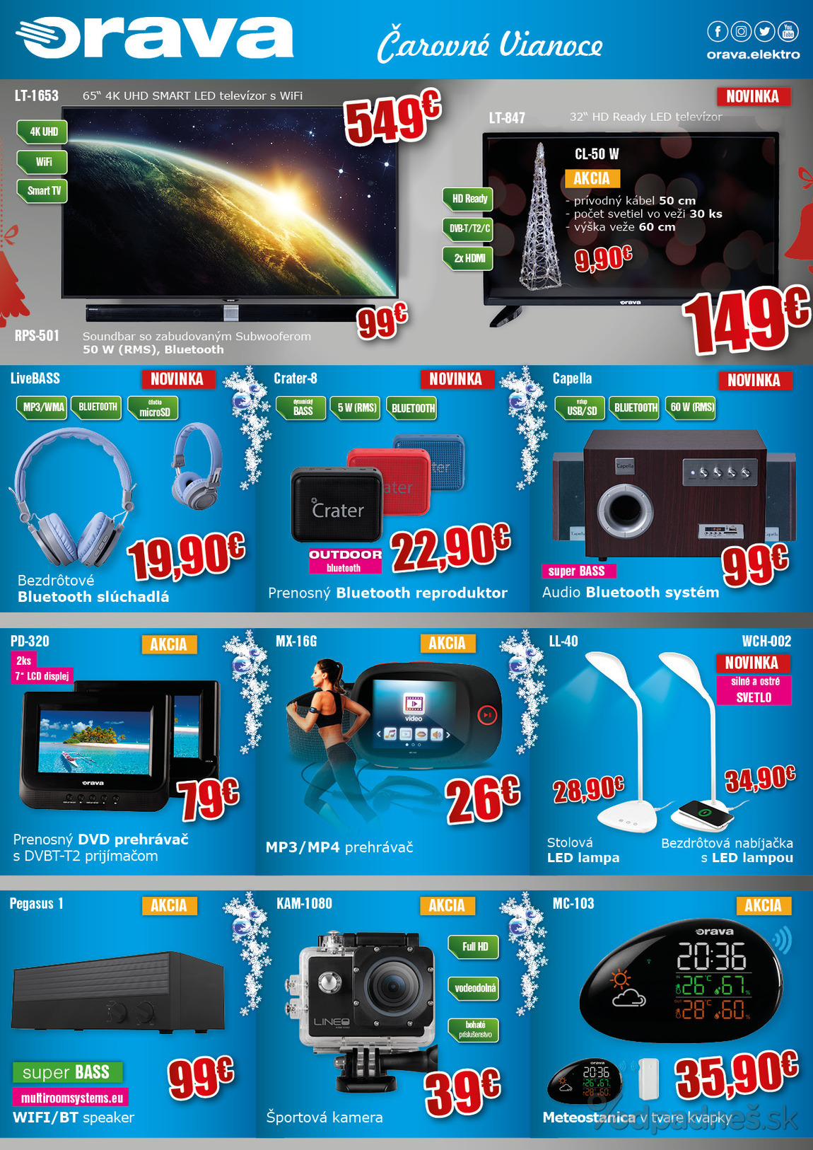 1. stránka Orava letáku