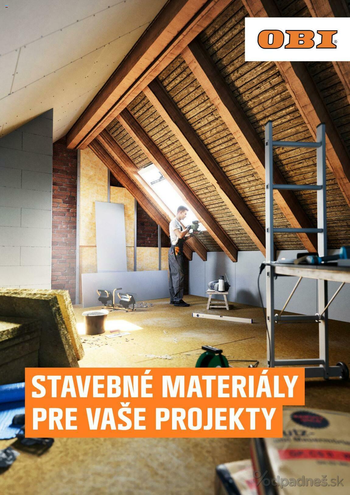 1. stránka OBI letáku