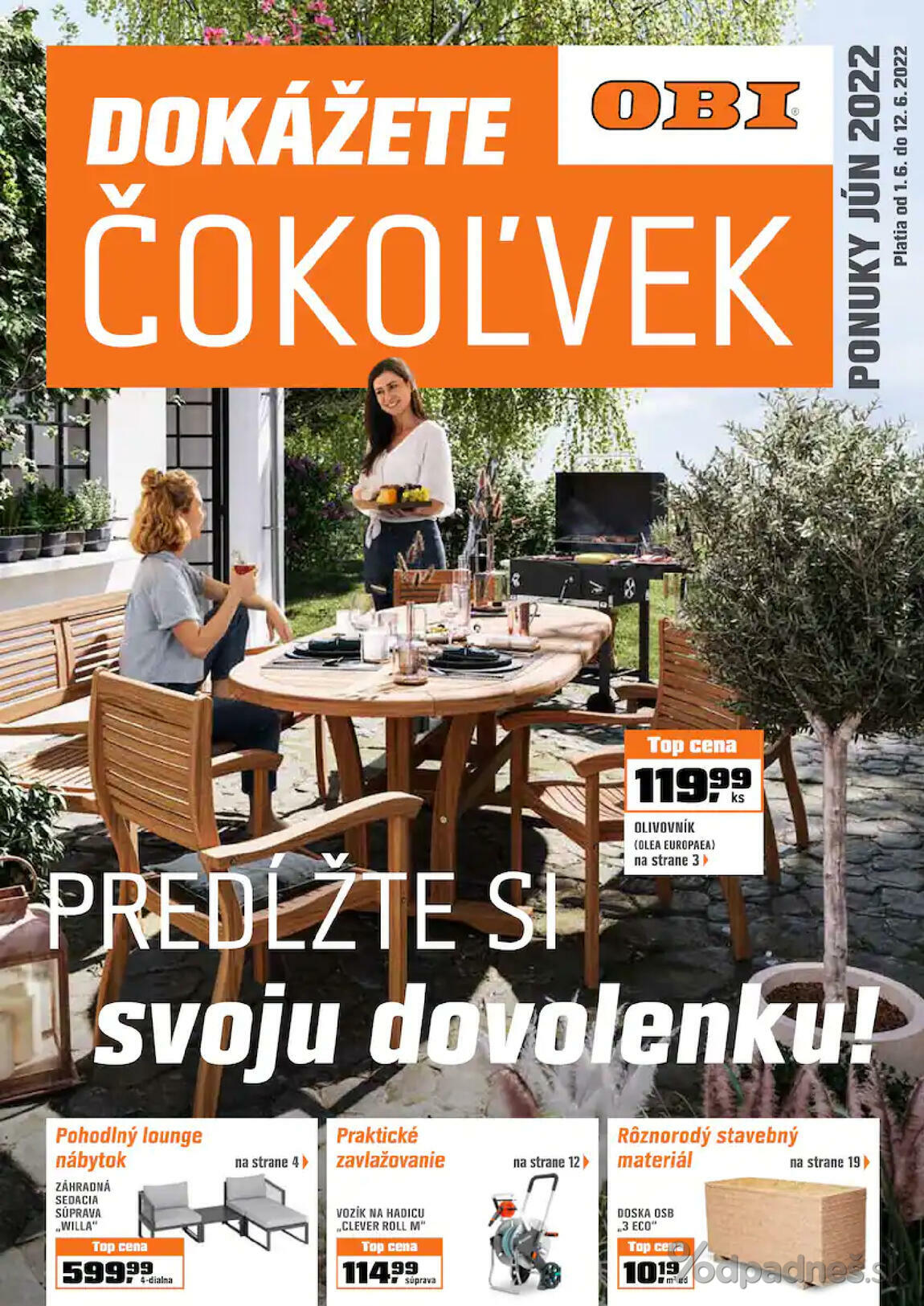 1. stránka OBI letáku