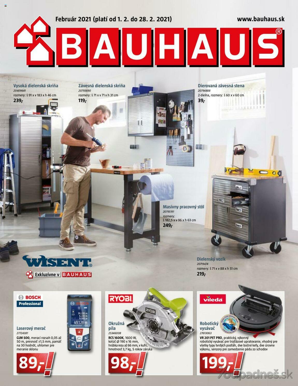 1. stránka BAUHAUS letáku