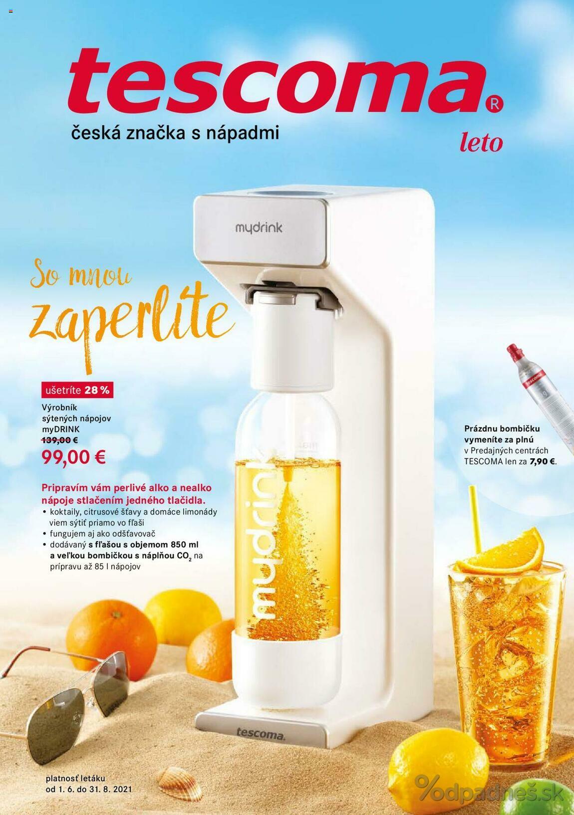 1. stránka Tescoma letáku