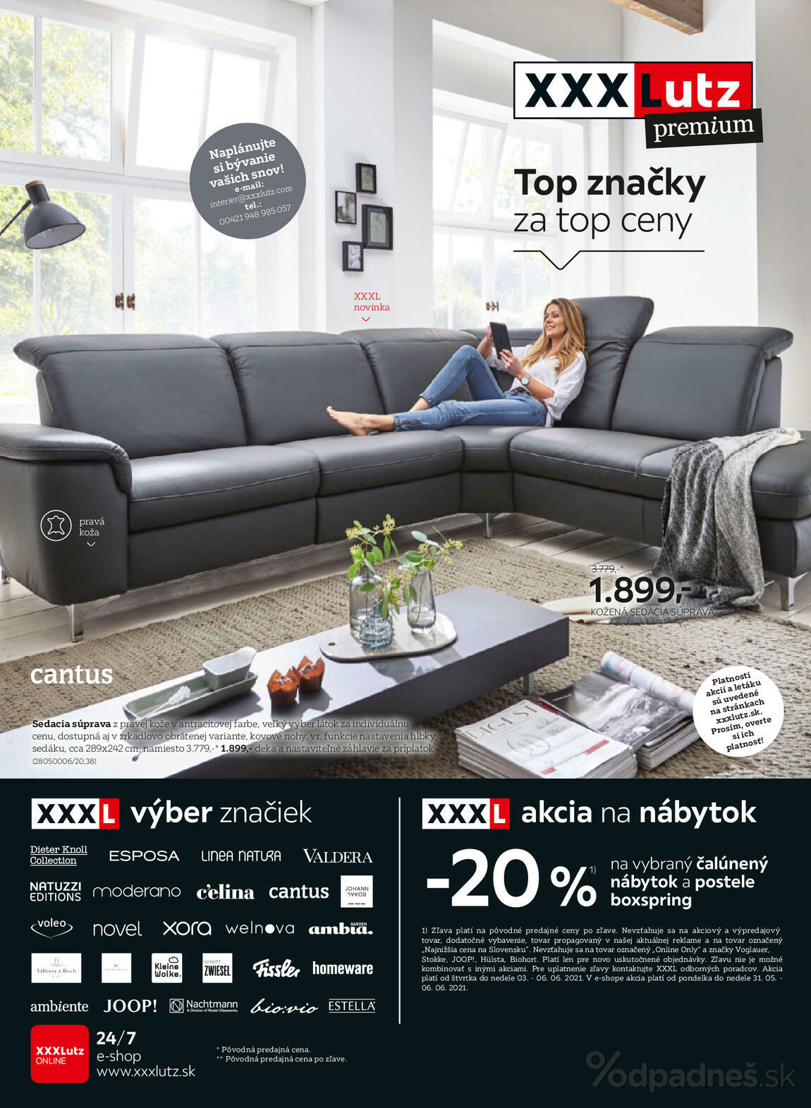 1. stránka XXXLutz letáku
