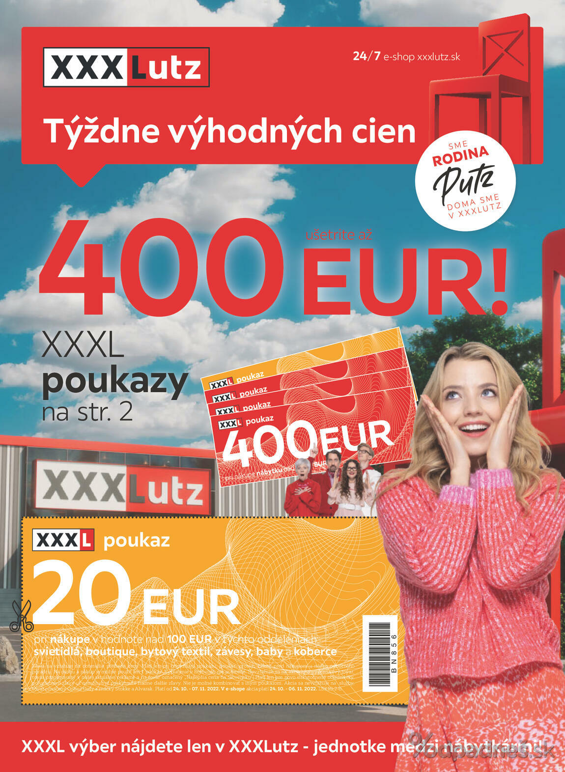 1. stránka XXXLutz letáku